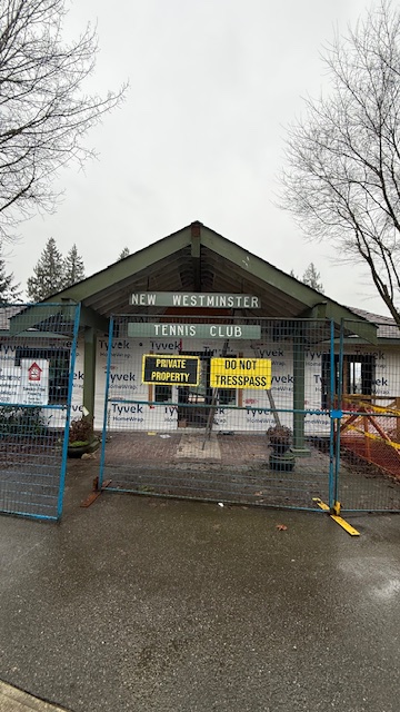  Restoration of New Westminster Tennis Club