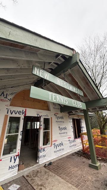  Restoration of New Westminster Tennis Club